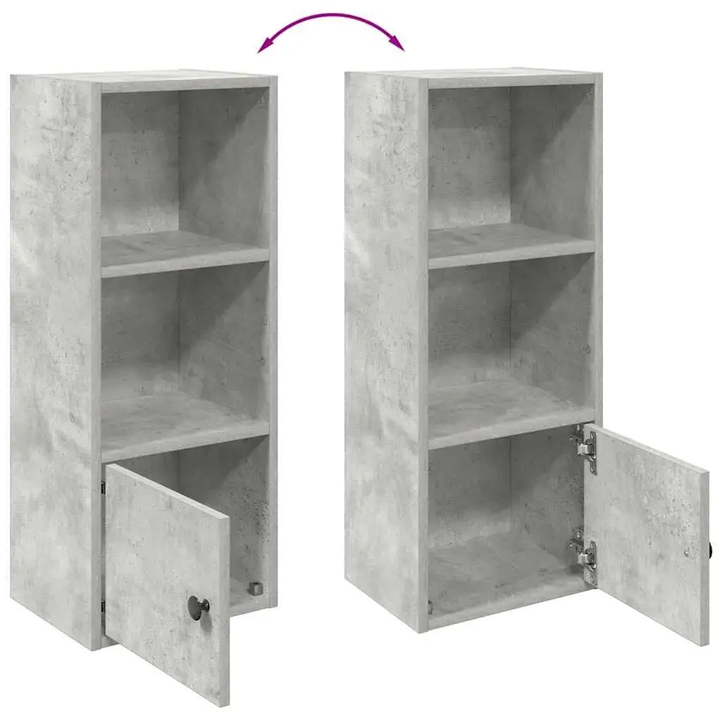 Bookcase VidaXL 860331, grey wooden 310×240×770 mm Photo 8