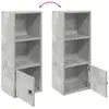 Bookcase VidaXL 860331, grey wooden 310×240×770 mm Photo 8