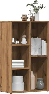 Bookshelf VidaXL model 855781, oak artisan finish, 45×25×80 cm