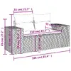 Уличный набор мебели VidaXL 3222982 Photo 10