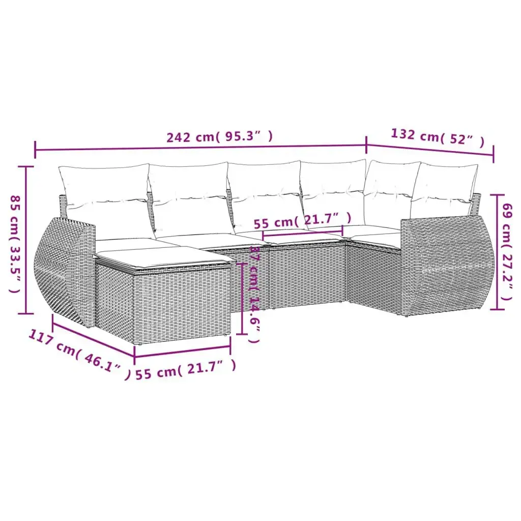 Уличный набор мебели VidaXL 3254000 Photo 3