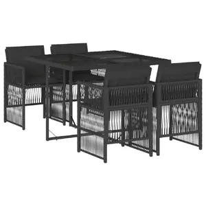 Outdoor furniture set VidaXL 3210895 — 5-piece garden conversation set