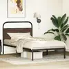 Каркас кровати VidaXL 4100301 — дуб, 105×196 см Photo 4