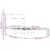 Каркас кровати VidaXL 4100252 Photo 9