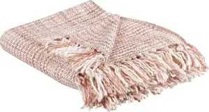 Blanket Beliani DEURALI 125 x 150 cm brown