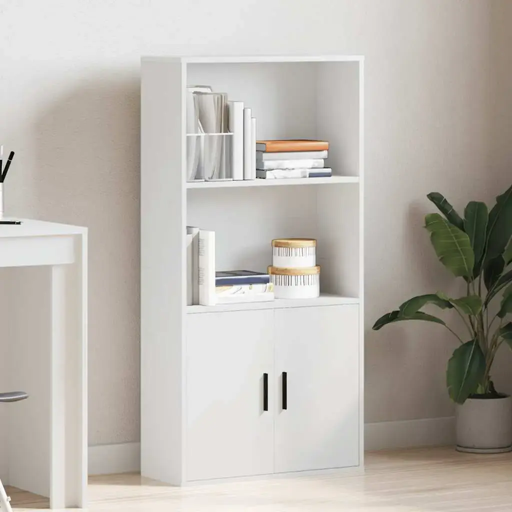 Bookcase VidaXL 860418 — white wood 600×240×1200 mm Photo 3