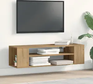 ТВ-тумба VidaXL модель 862599, отделка Oak Artisan, 100 x 30 x 26,5 см