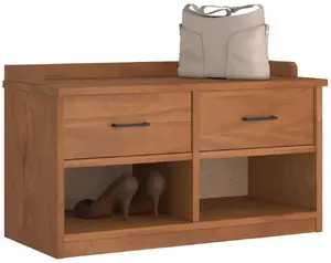 Скамья для прихожей VidaXL SANDNES 87×40×50 см массив сосны