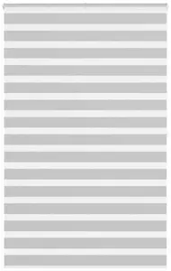 Жалюзи — рулонная штора zebra VidaXL, светло-серый, ширина ткани 45,9 см, полиэстер