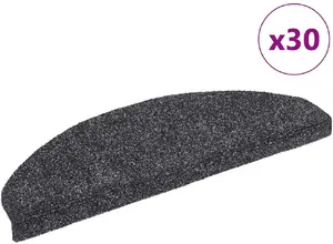 Накладки на ступени самоклеящиеся VidaXL комплект 30 шт тёмно‑серые 65×21×4 см