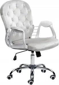Office chair Beliani PRINCESS pink adjustable velvet with crystals, model 383554 Bel