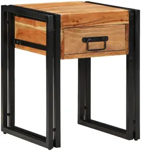 Side table VidaXL 40×40×50 cm solid acacia wood
