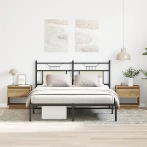 Набор прикроватных тумб 2 шт VidaXL, инжиниринговая древесина, Дуб Artisan, 45x34x47 см