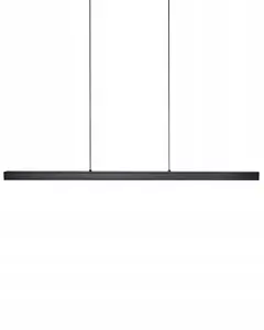 Pendant lamp Beliani CANDELERO LED with remote control, black
