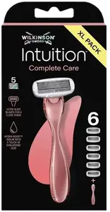 Станок Wilkinson Intuition Complete Care с ручкой и 6 сменными картриджами