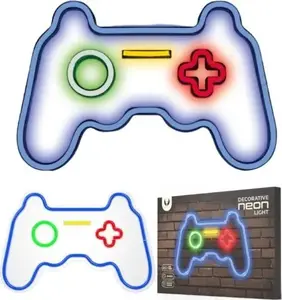 Wall-mounted Neon LED Sign TelForceOne Gamepad 27.5×41×1.6 cm decorative gaming light