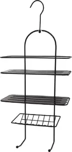 Душевая корзина Bathroom Solutions прямоугольная черная HV095177 Mondex – настенный органайзер для ванной