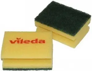 Губка для мытья VILEDA Professional 7 x 9,5 см — компактная моющая губка для поверхностей