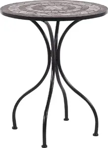 Āra metāla galdiņš Beliani CARIATI 60 cm, melns