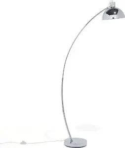 Floor lamp Beliani DINTEL silver metal