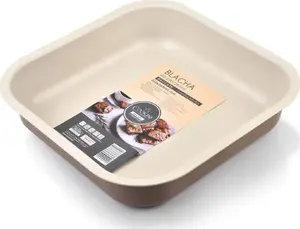 Baking Pan affek design DELICATE embossed 26×26×6 cm non-stick Caffe Creme