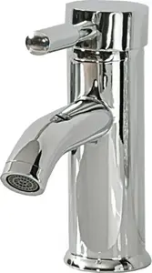 Bathroom basin faucet Beliani Rusumo standing chrome, single-hole deck-mounted (model 11525)