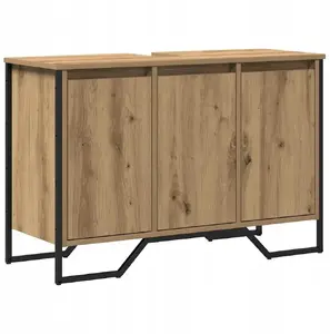 Тумба под раковину VidaXL Lite дуб 91x35x60 см