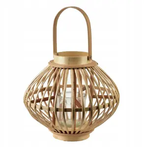Lantern lampion 32 x H27 cm No name LUCIE NATURAL