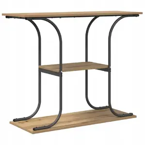 Консоль VidaXL 101 x 35 x 80,5 см, отделка дуб artisan
