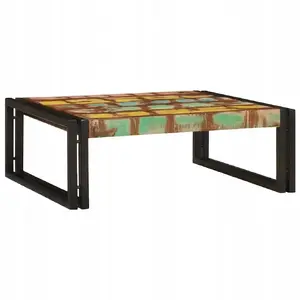 Vannas istabas plaukts VidaXL 65×50×23 cm, mangu koks un dzelzs