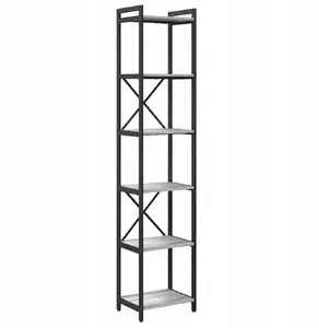Книжная полка VidaXL 40 x 30 x 188 см Серый дуб Sonoma вертикальная