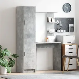 Galds VidaXL modelis 3337284 — pelēks, 150 cm x 70 cm