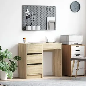 Стол VidaXL модель 869492, дуб Sonoma, 90 × 50 см