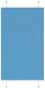 Pleated blind blue 75x150 cm, fabric width 74.4 cm, VidaXL