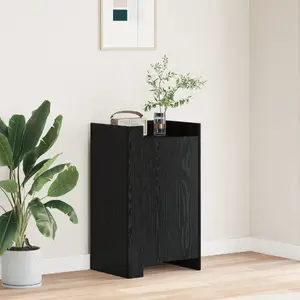 Боковой шкаф VidaXL модель 869176, цвет «чёрный дуб», 45×35×75 см, древесно-стружечная плита