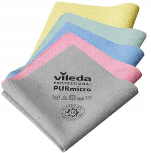 Микрофибровая тряпка VILEDA Pur Micro Active серая – многоразовая для уборки