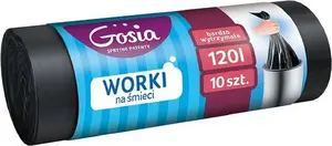 Atkritumu maisi Politan Gosia 120 L, melni, modelis GOS000195 (3586)