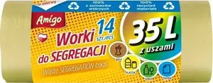 Politan Gosia plastic segregation bags 35 L, pack of 14 (GOS000384)