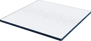 Matracis paliktņi VidaXL 200 x 200 cm balts un zils - aizsargpārklāji