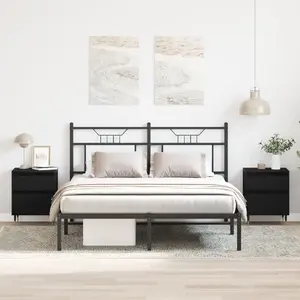Ночные тумбы пара VidaXL модель 862966 Черный дуб 40×35×50 см