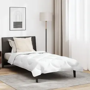 Комплект одеяло и подушка VidaXL 135 x 200 см белый микрофибра (2 шт.)