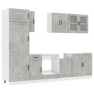 Kitchen/dining storage cabinet VidaXL 3314805 — set of 8 units