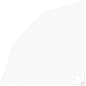 Экран для балкона VidaXL 210 x 210 см белая ткань