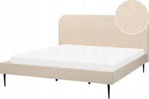Кровать Beliani FLAYAT 180 x 200 см бежевого цвета