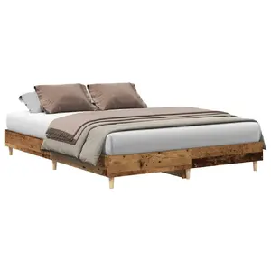 Gultas rāmis VidaXL 3328724 — 143 cm x 203 cm, rāmis augstums 25 cm