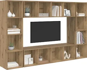 Набор ТВ шкафов VidaXL, 4 шт., коричневый, 37 x 37 x 142,5 см (каждый шкаф)