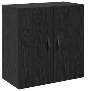 Настенный шкаф VidaXL 60 x 31 x 60 см Черный дуб — навесной шкаф