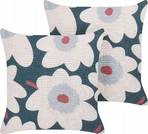 Decorative cushion set Beliani SESBANIA — 2 pieces, polyester, multicolour