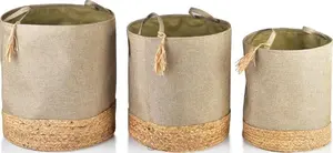 affek design storage basket set AMPARO 3 pieces L 42×46 cm, M 39×42 cm, S 34×38 cm