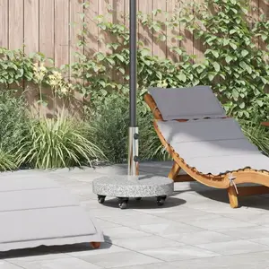 Подставка для зонта VidaXL гранитная 45 x 45 x 45 см, серый